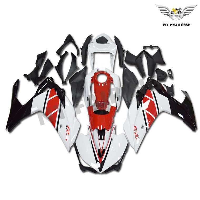 NT Fairing Fit for Yamaha 2014-2018 YZF-R25/YZF-R3 N007- White Red Black | ABS Injection, US Stock