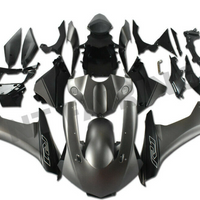 US STOCK NT Aftermarket Injection ABS Plastic Fairing Fit for YZF R1 2015-2019 Gray Black N036 Available in CA