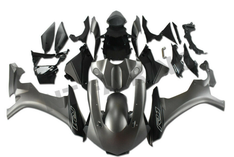NT Fairing Fit for Yamaha 2015-2019 YZF-R1 N036- Gray Black | ABS Injection