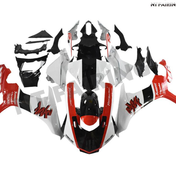 NT Aftermarket Injection ABS Plastic Fairing Fit for YZF R1 2015-2019 Red White N038