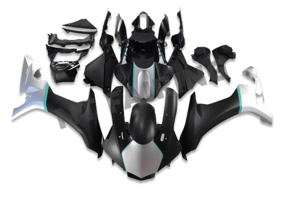 NT Fairing Fit for Yamaha 2015-2019 YZF-R1 N039- Black Silver Teal | ABS Injection