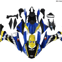 NT Aftermarket Injection ABS Plastic Fairing Fit for YZF R1 2015-2019 Blue Shark N040