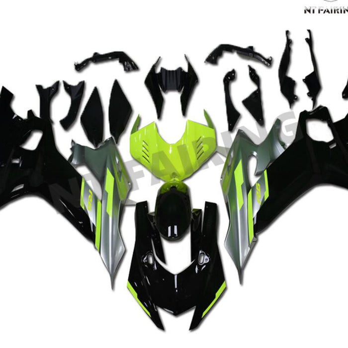 NT Aftermarket Injection ABS Plastic Fairing Fit for YZF R6 2017-2023 Black Green Silver N010