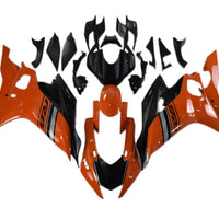 NT Aftermarket Injection ABS Plastic Fairing Fit for YZF R6 2017-2023 Black Orange N013