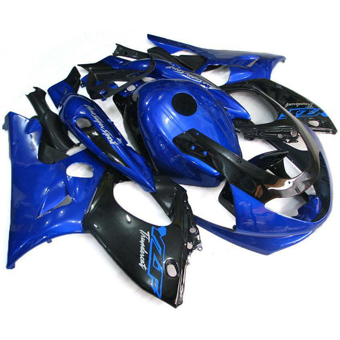 NT Aftermarket Injection ABS Plastic Fairing Fit for YZF600R 1997-2007 Blue Black N003
