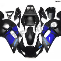 US STOCK NT Aftermarket Injection ABS Plastic Fairing Fit for YZF R6 1998-2002 Blue Black N052 Available in CA