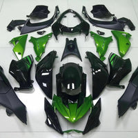 NT Aftermarket Injection ABS Plastic Fairing Fit for Z800 2013-2016 Green Black N002