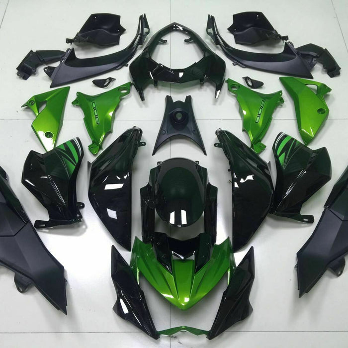 NT Aftermarket Injection ABS Plastic Fairing Fit for Z800 2013-2016 Green Black N002