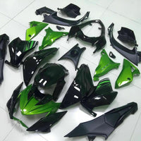 NT Aftermarket Injection ABS Plastic Fairing Fit for Z800 2013-2016 Green Black N002