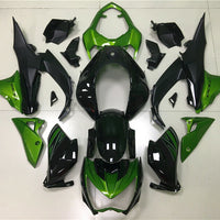 NT Aftermarket Injection ABS Plastic Fairing Fit for Z800 2013-2016 Green Black N004