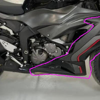 Aftermarket ABS Plastic Right Side Fairing Fit for ZX6R 2019-2023