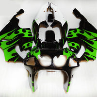 Fit for  Ninja 1996-2003 ZX7R Black Green Fairing Plastic Kit N0001