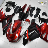 US STOCK NT Red Black Injection Mold Fairing Fit for 2006-2011 ZX14R ZZR1400 Bodyset e01A Available in CA