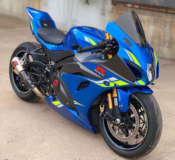 NT Aftermarket Injection ABS Plastic Fairing Fit for GSXR 1000 2017-2025 Blue White Green N0001
