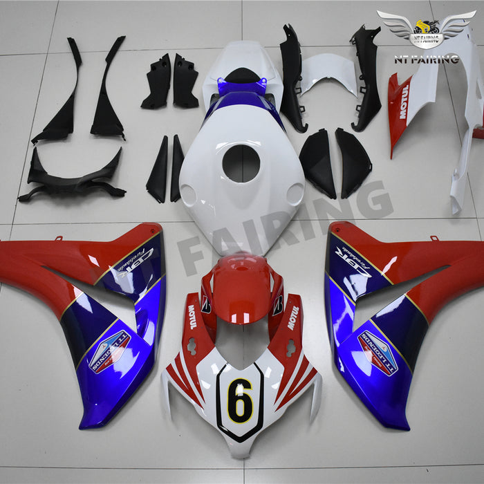 NT Aftermarket Injection ABS Plastic Fairing Fit for CBR1000RR 2008-2011 White Blue Red PT01