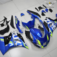 NT Aftermarket Injection ABS Plastic Fairing Fit for GSXR 1000 2017-2025 Blue White Green PT03