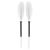 Fishing Kayak Paddle with 217cm/86in Aluminum Alloy Shaft Kayaking Boating Oar for Inflatable Kayaks