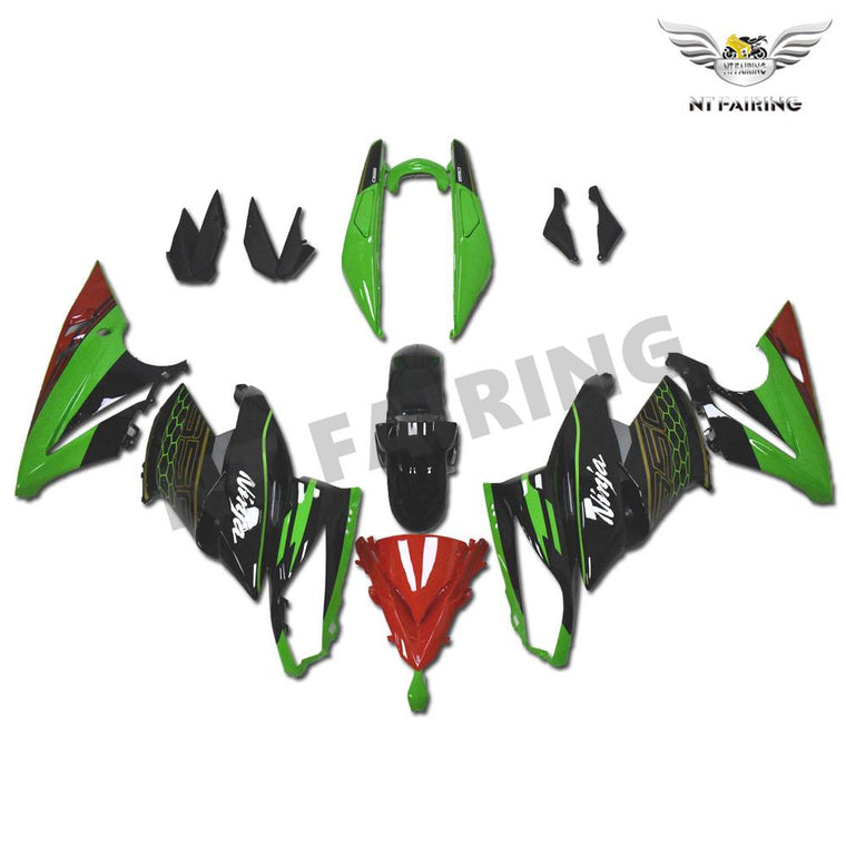 NT Fairing Fit for Kawasaki 2009-2011 EX650R N008- Er 6f Er 6f Color Scheme Color Scheme | ABS, US Stock