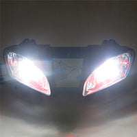 Front Motorcycle Headlight HALO Red Angel Eye Fit Yamaha 2008-2016 YZF R6