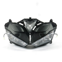 Front Motorcycle Headlight HALO Red Angel Eye Fit Yamaha 2014-2018 YZF R25 R3