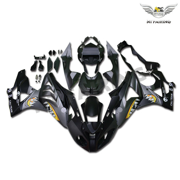 NT Fit for BMW 2009-2014 S1000RR Matte Black Shark Teeth Injection Mold Fairing Plastic N007