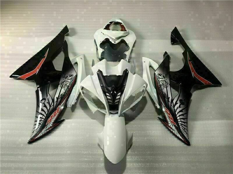 NT Fairing Fit for Yamaha 2008-2016 YZF-R6 N065- White Black | ABS Injection