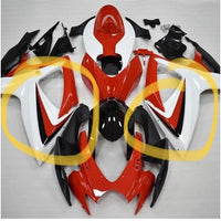 Red Black Decals for GSXR 600/750 2006-2007 Side Fairings