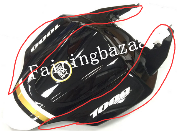 Injection Mold Left and Right Tail Fairings Fit for  2007-2008 GSXR1000