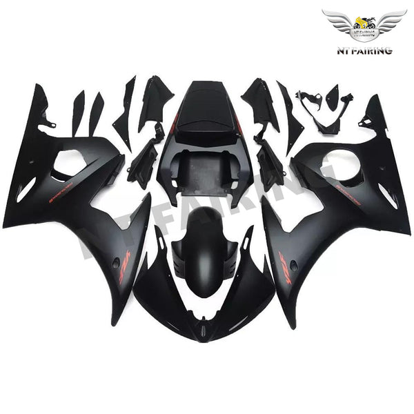 NT Aftermarket Injection ABS Plastic Fairing Fit for YZF R6 2003-2005 Matte Black N061