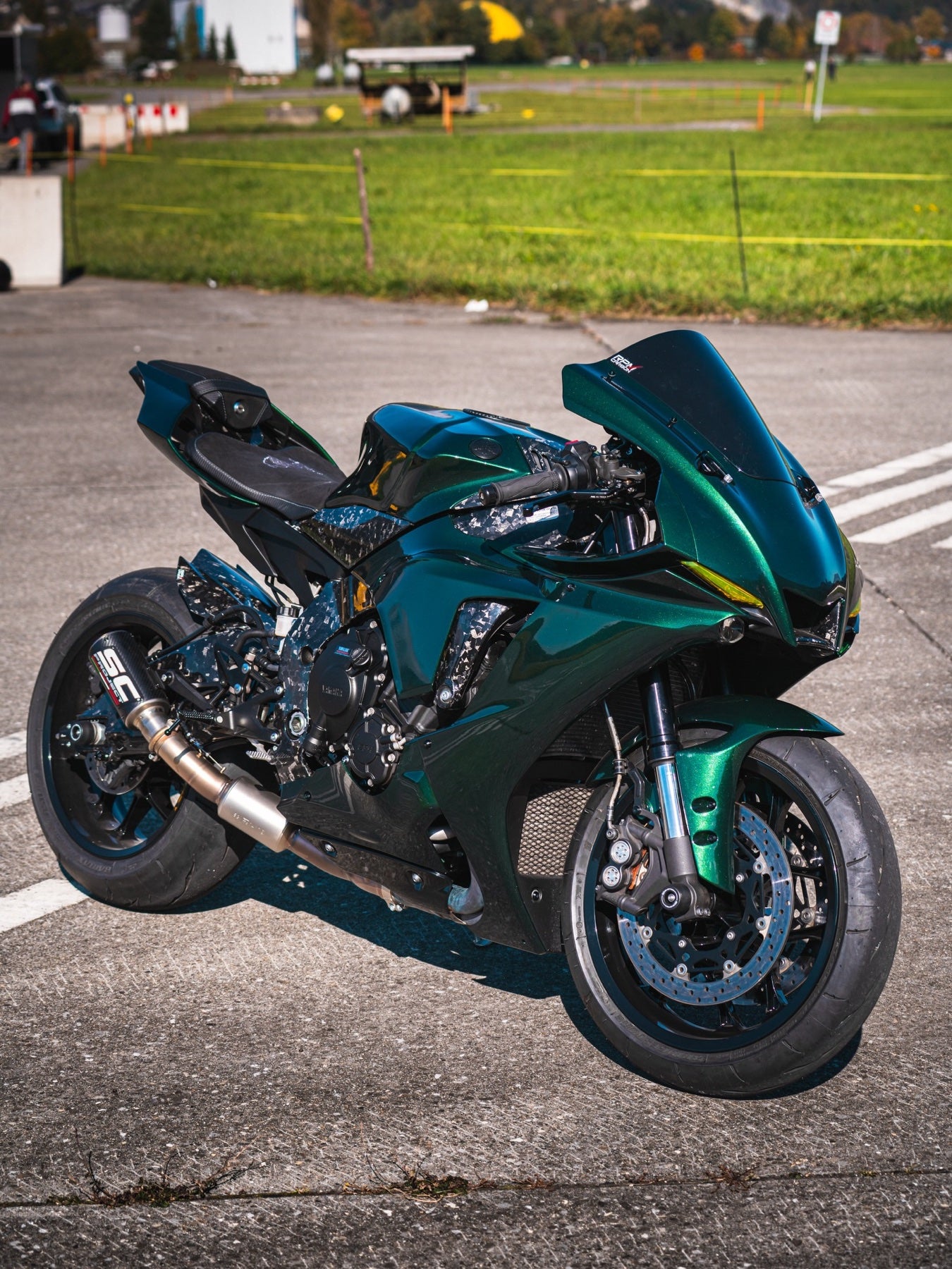 Custom motorcycle fairing example